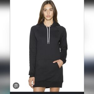 American Apparel Black Hoodie Dress